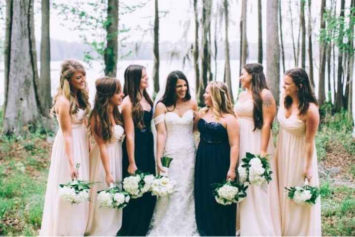 You Vote: Matching or not matching BM dresses