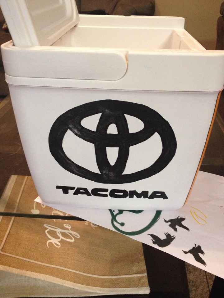 Groomsman cooler update!