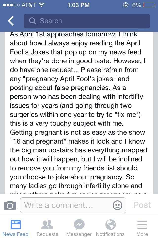 What would you make of this? April fools