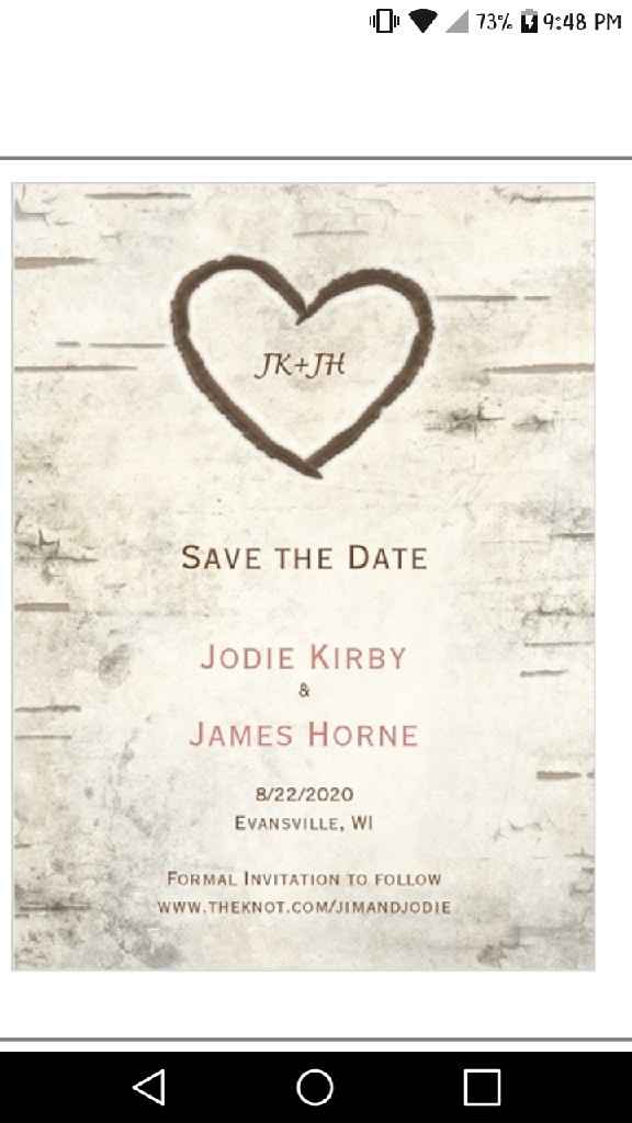 Show me your Save the Dates! - 1