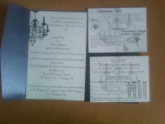 My Invitations Done  Mailed (pics)