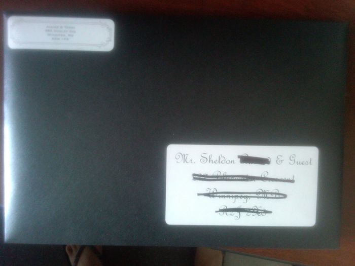 My Invitations Done  Mailed (pics)