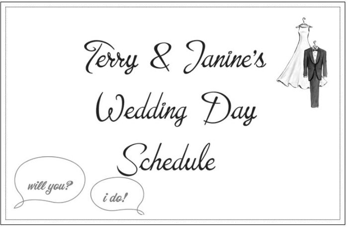Fancy lil Schedule ya  got there (pic)