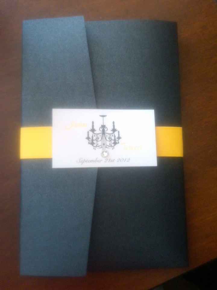 My Invitations Done  Mailed (pics)