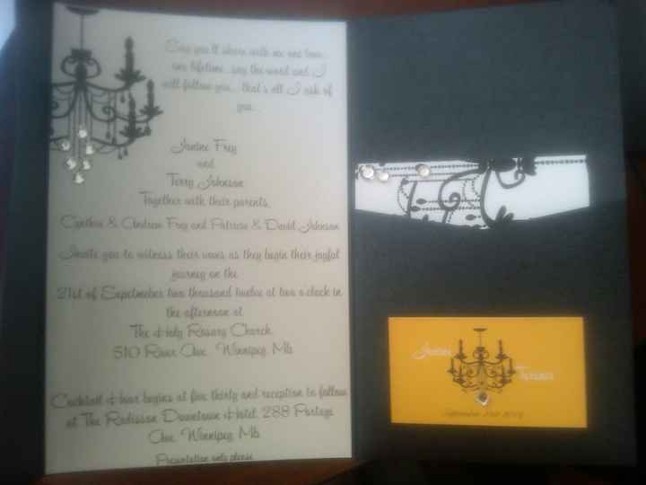 My Invitations Done  Mailed (pics)