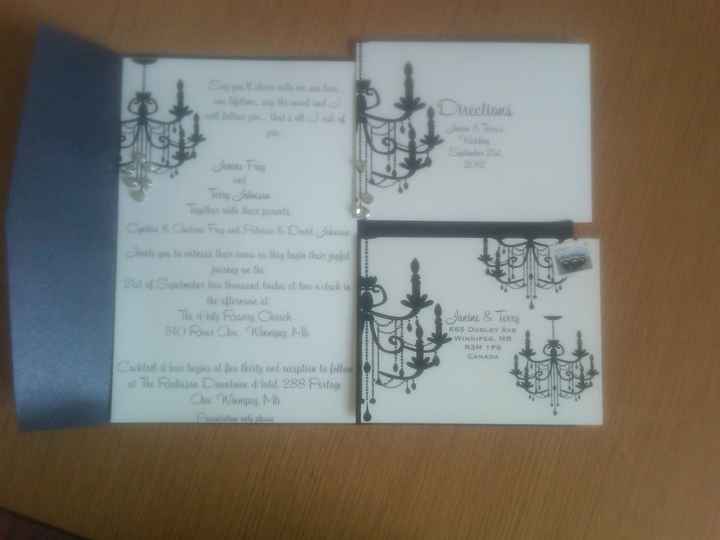 My Invitations Done  Mailed (pics)