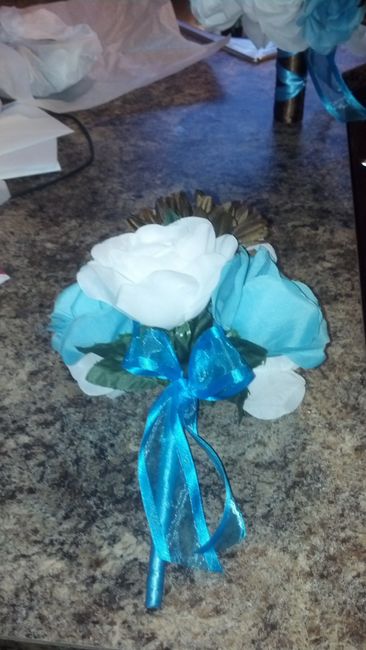 Our Etsy flowers have arrived...