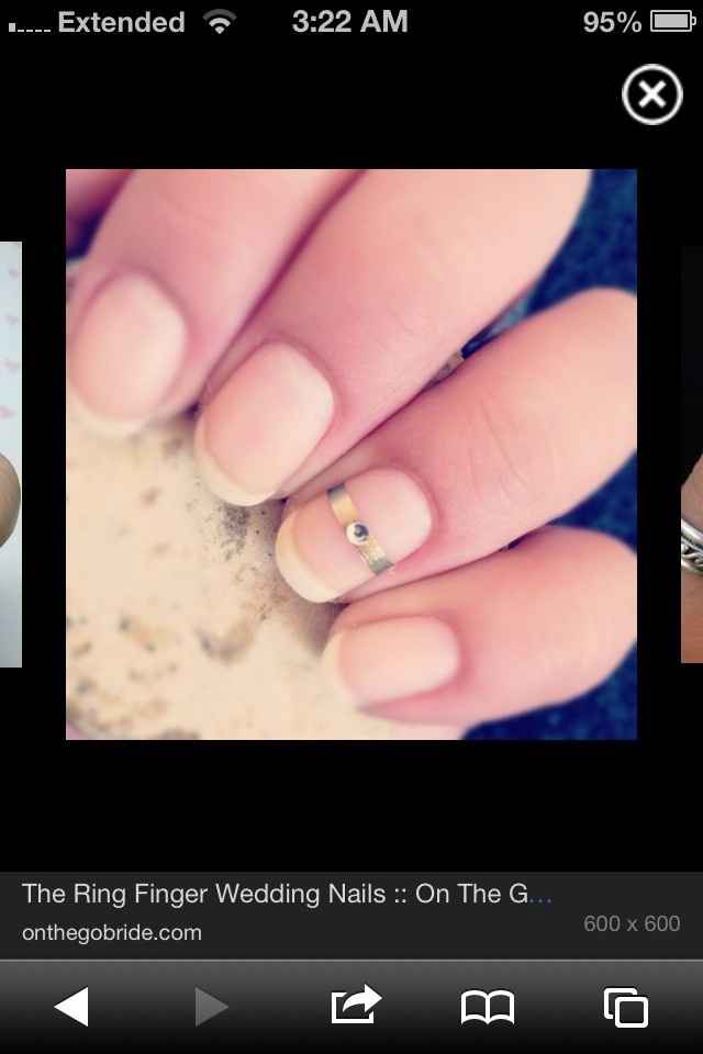 What’s your wedding nail design?