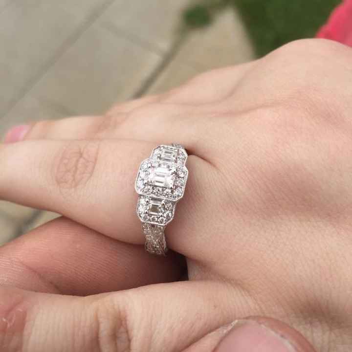 Let's see those beautiful rings lady's!