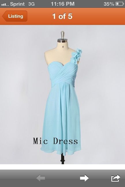 Bridesmaid dresses