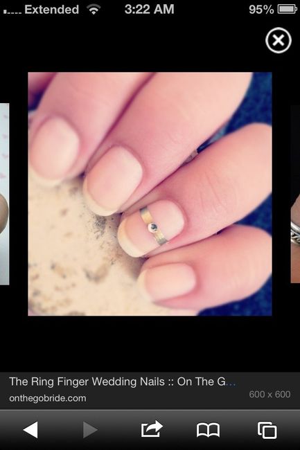 What’s your wedding nail design?