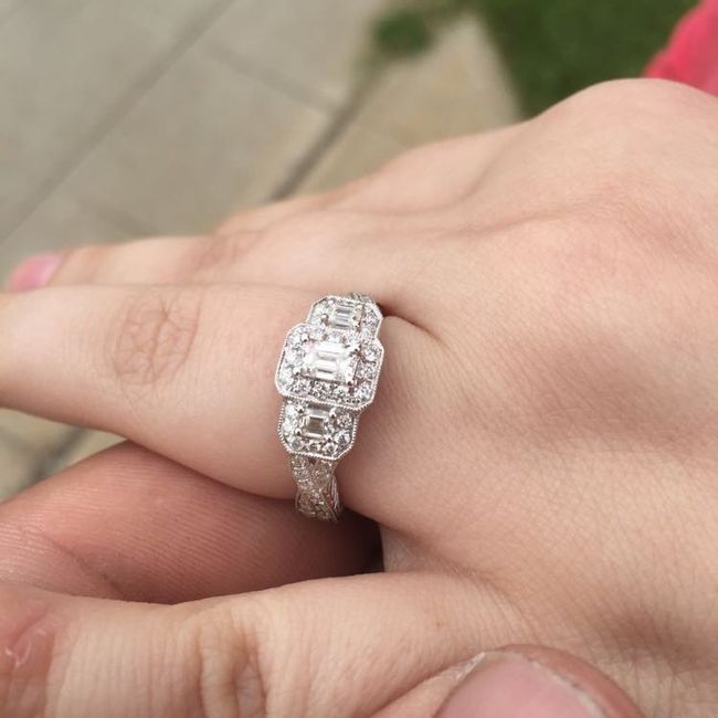 Let's see those beautiful rings lady's!