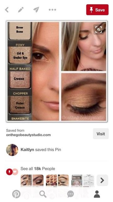 Engagement shoot makeup