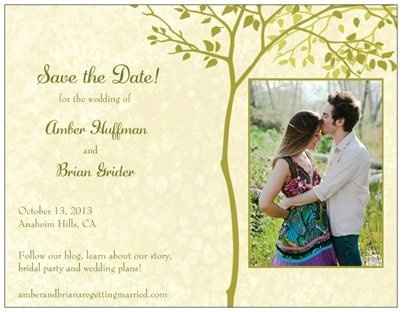 Just ordered our Save the Dates!