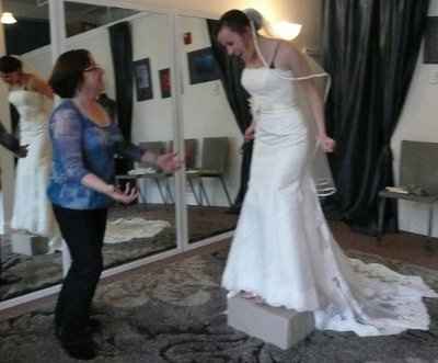 Said yes to the dress! (Pics) :)