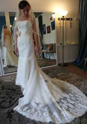 Said yes to the dress! (Pics) :)