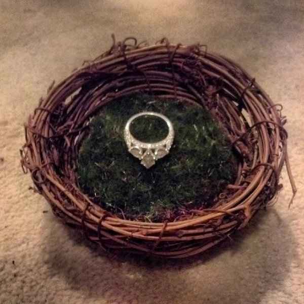 Alternative to a ring bearer pillow???