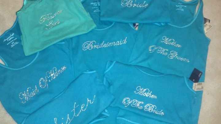 9 days to go!! DIY **PICS** bridal tanks & more