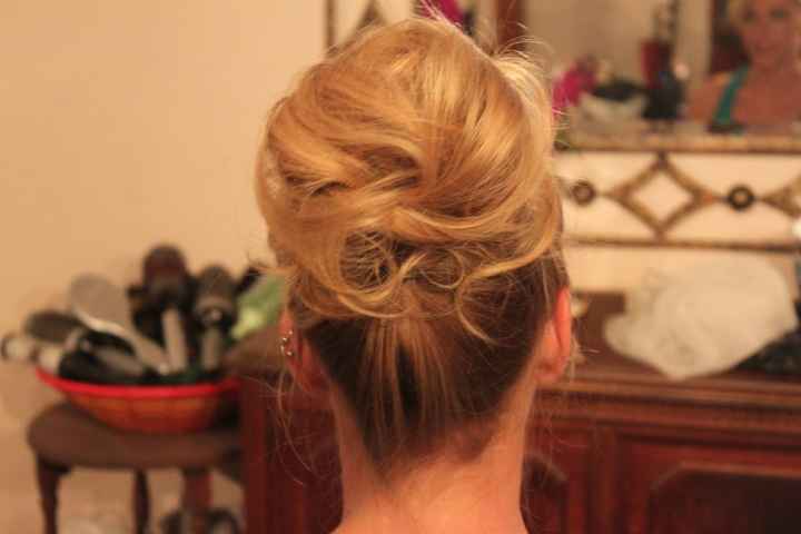 Wedding hair/makeup trial *PICS*
