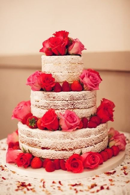 Anyone else doing a naked wedding cake?