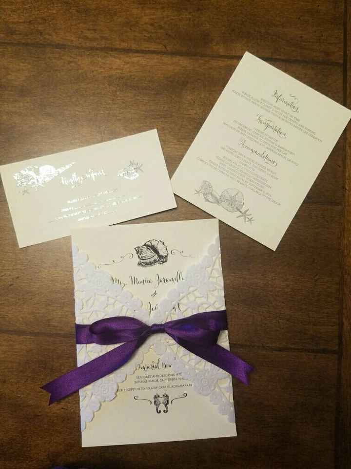 Invitations Complete!!