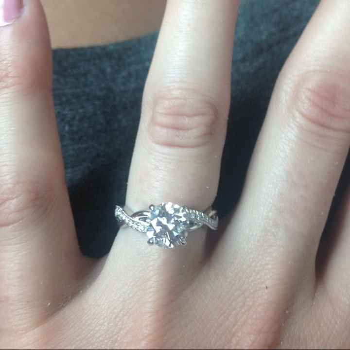 Let's see those beautiful rings lady's!