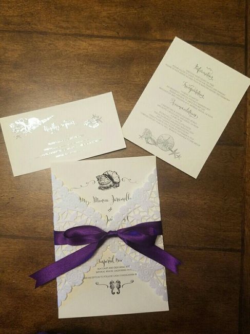 People who did DIY invitations