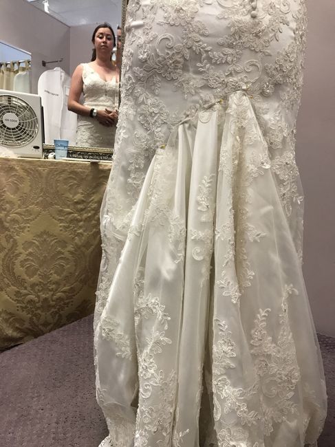 First dress fitting and feeling crappy