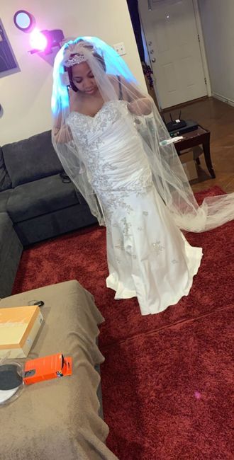 Dress, shoes, veil and tiara for sale!! - 3