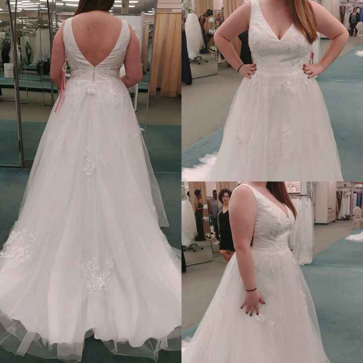 Ladies, can i see the dresses you bought at David's Bridal? - 1