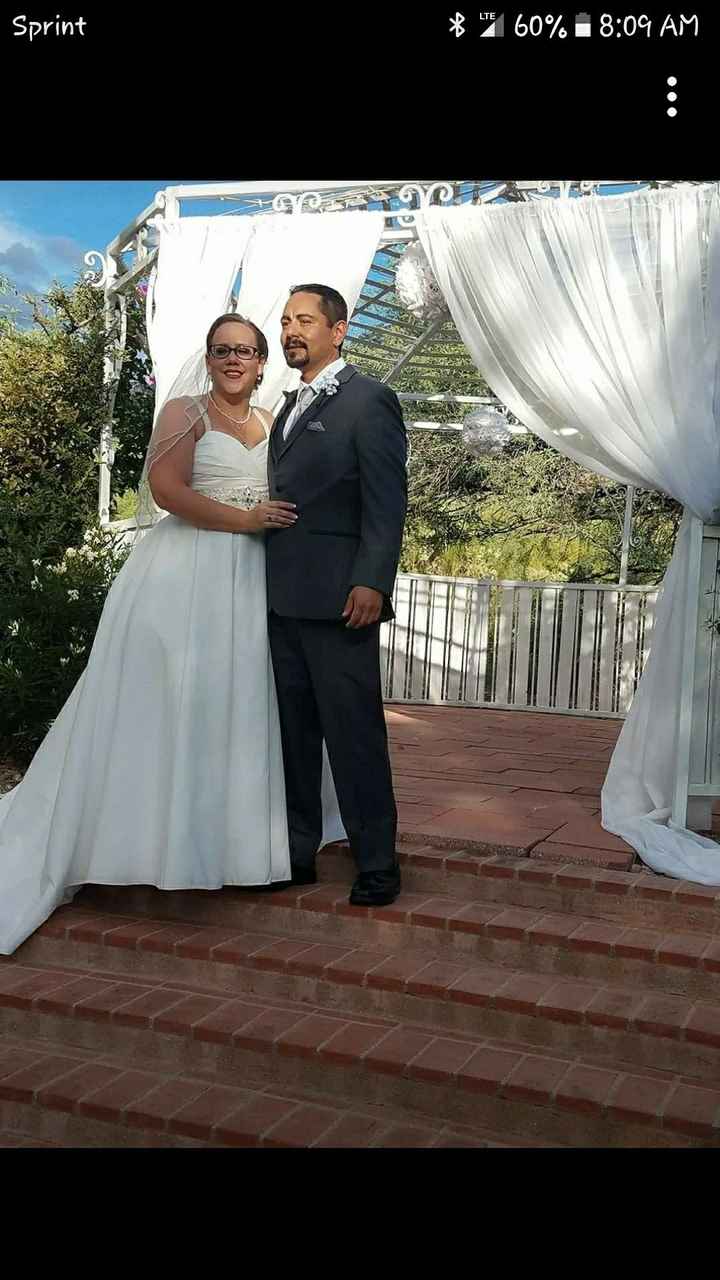 We're hitched! Finally!