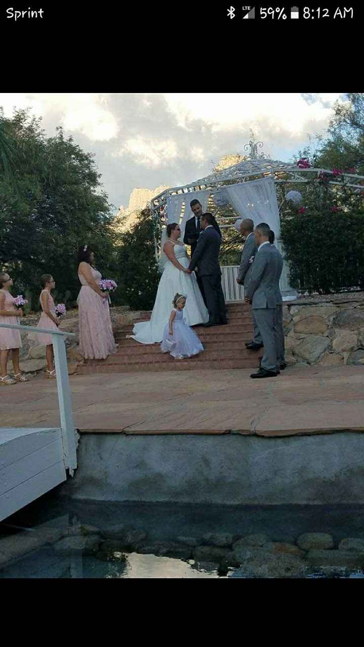 We're hitched! Finally!