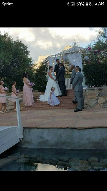 We're hitched! Finally!