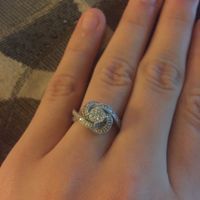 Let's see those rings! And for the Mrs lets see the bands with it ! I LOVE seeing everyone's bling:)