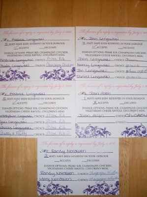 rsvp wording