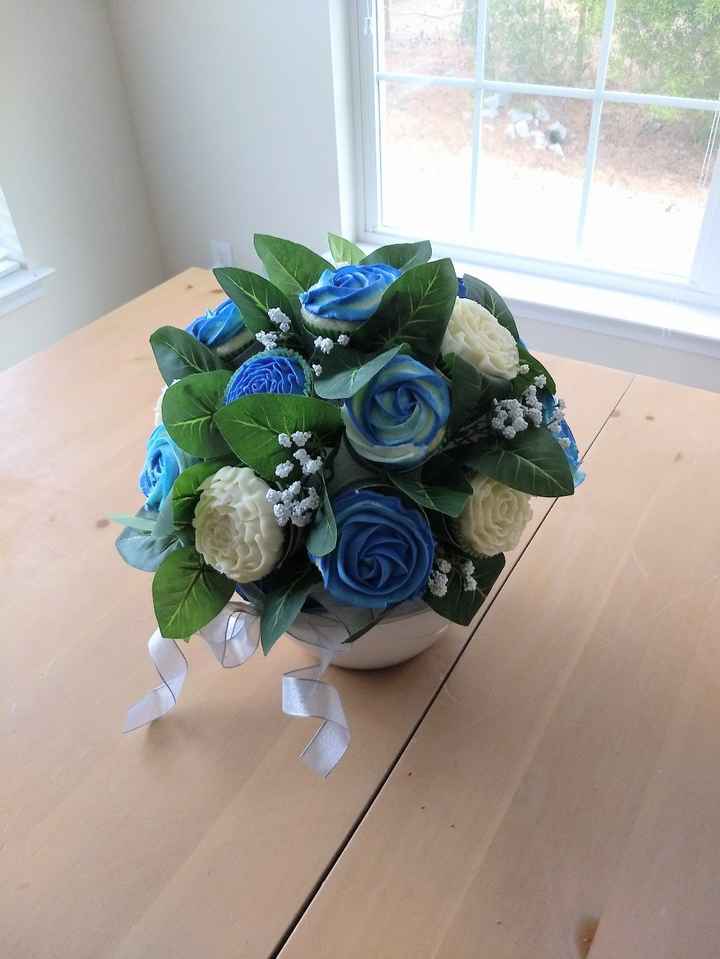 Homemade Cupcake Bouquet