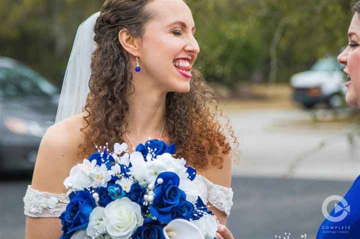 Checking My Teeth For Lipstick Before Walking Down The Aisle, HA.