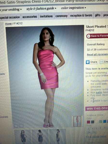 Lets see the GIRLS! (BM dresses & shoes I mean of course)!