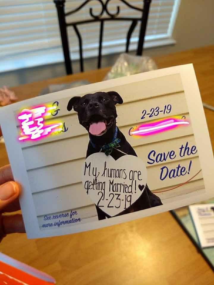Are you sending Save-the-Dates? - 1