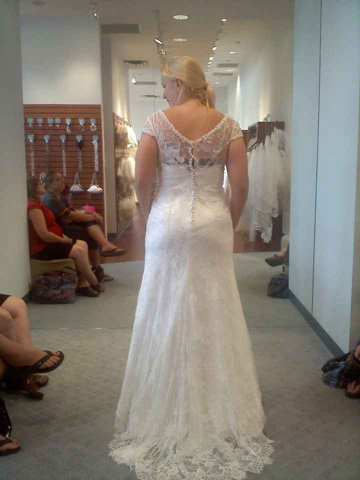 I went wedding dress shopping this weekend....