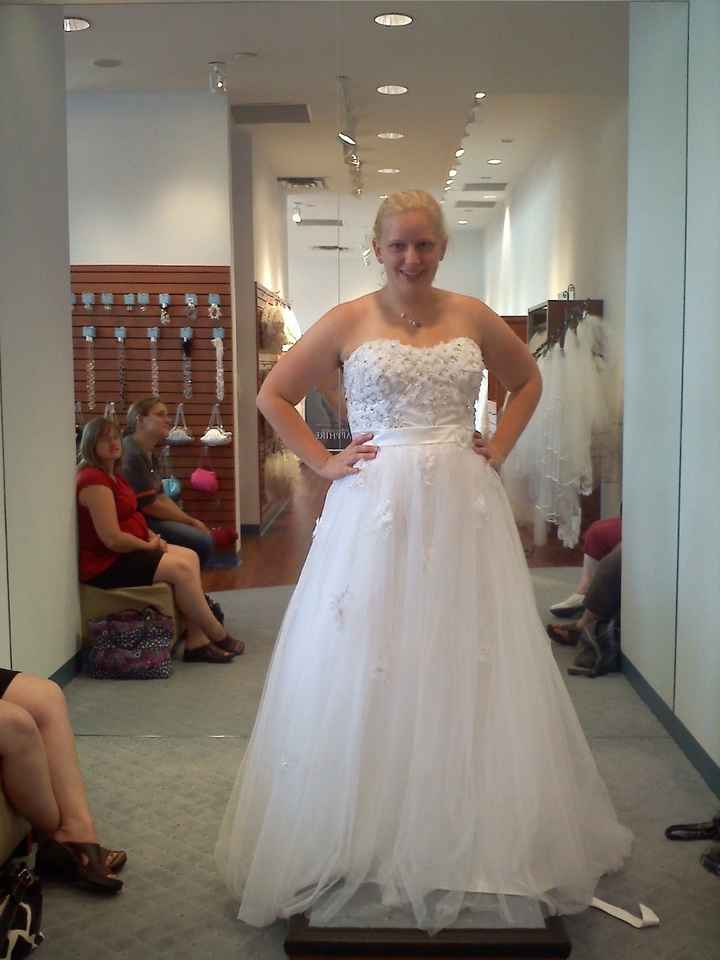 I went wedding dress shopping this weekend....