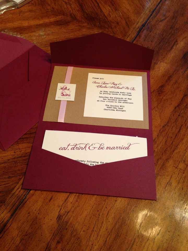 Lets see those invitations!