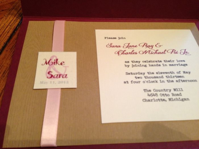 Lets see those invitations!