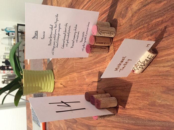 How are you doing escort cards?