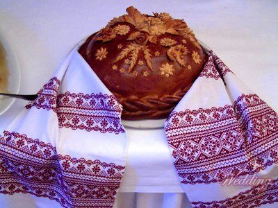 Wedding bread or "bread and salt"