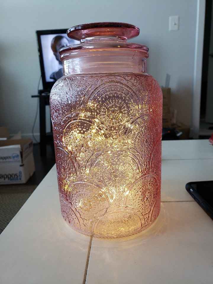 Larger $3 jar with lights inside too