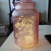 Larger $3 jar with lights inside too