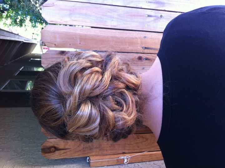 Just got home from my Hair & M/U Trial! What do you think? (Pics)