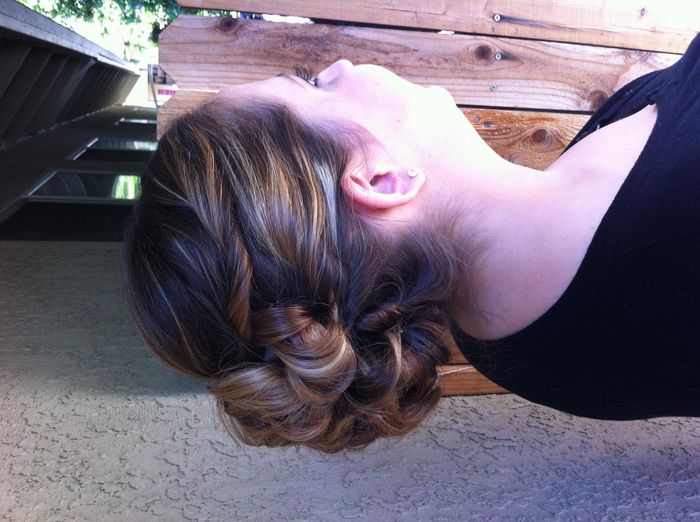 Just got home from my Hair & M/U Trial! What do you think? (Pics)