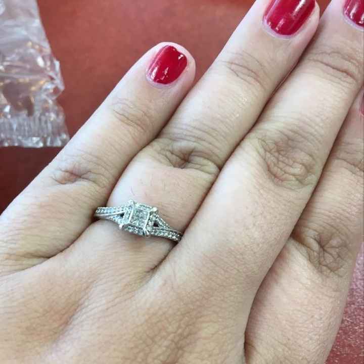 Lets see those beautiful engagement rings